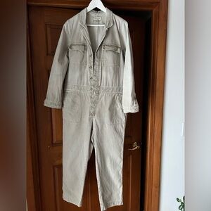 Madewell Light denim sage green Denim Jumpsuit